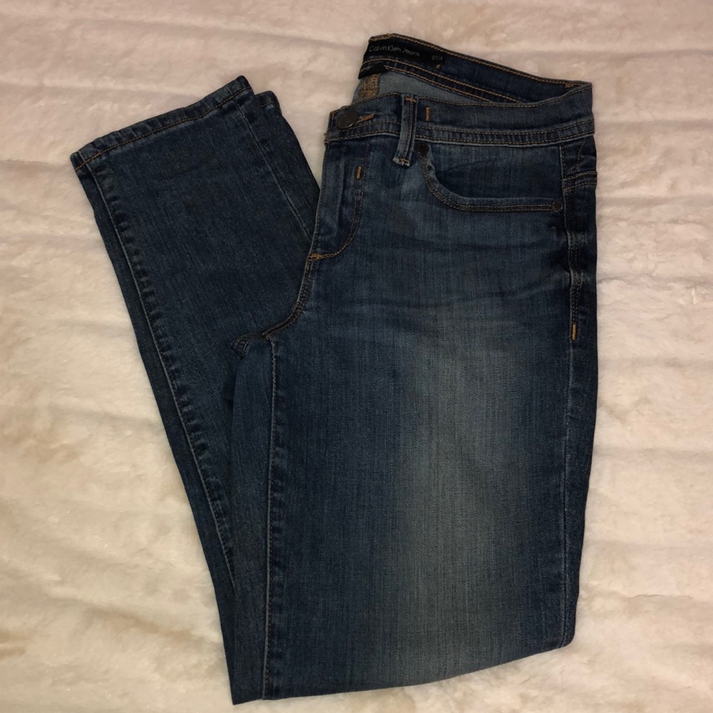 Calvin Klein Skinny Cropped Jeans